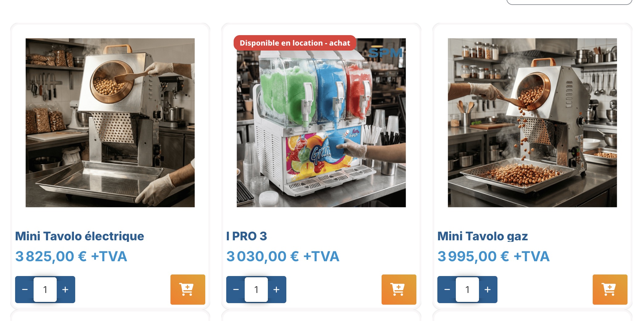 Matériel horeca professionnel