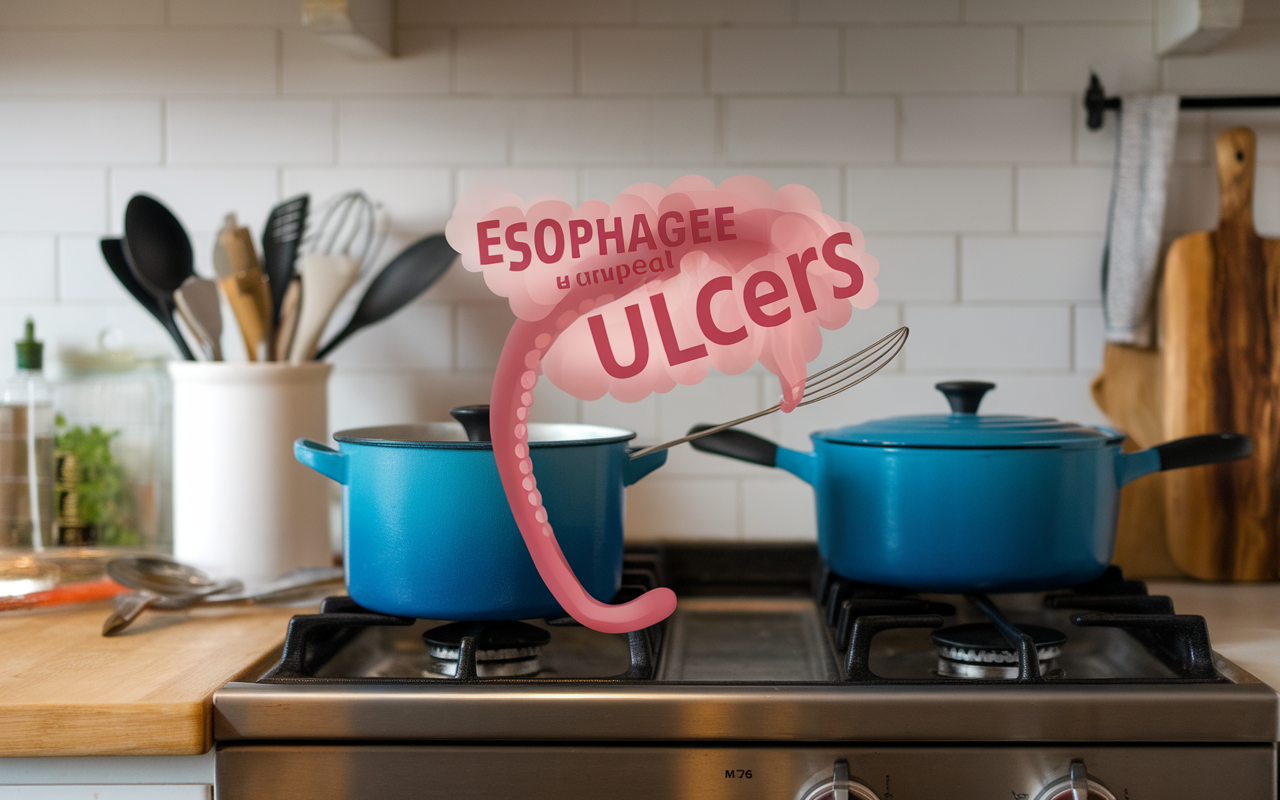 Comprendre les ulcères œsophagiens : symptômes à surveiller avec humour