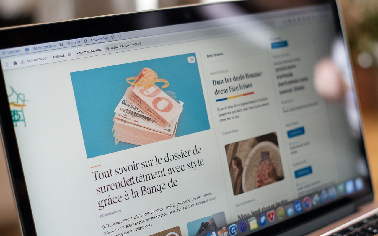 Tout savoir sur le dossier de surendettement avec style grâce à la Banque de France