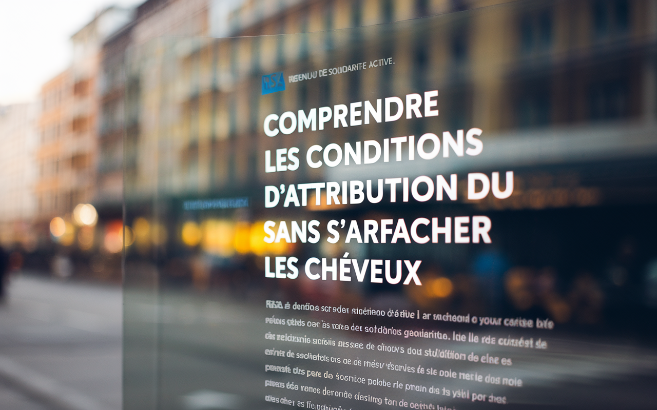 Comprendre les conditions d'attribution du RSA sans s'arracher les cheveux
