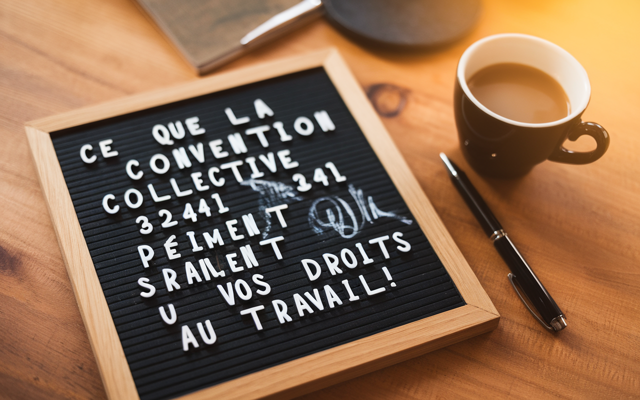 Ce que la convention collective 3241 révèle vraiment sur vos droits au travail !