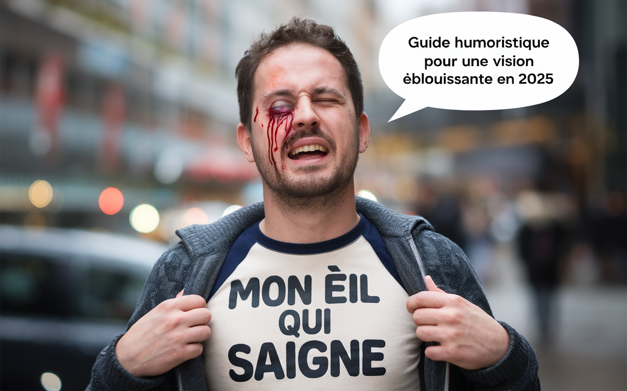 Mon œil qui saigne : guide humoristique pour une vision éblouissante en 2025