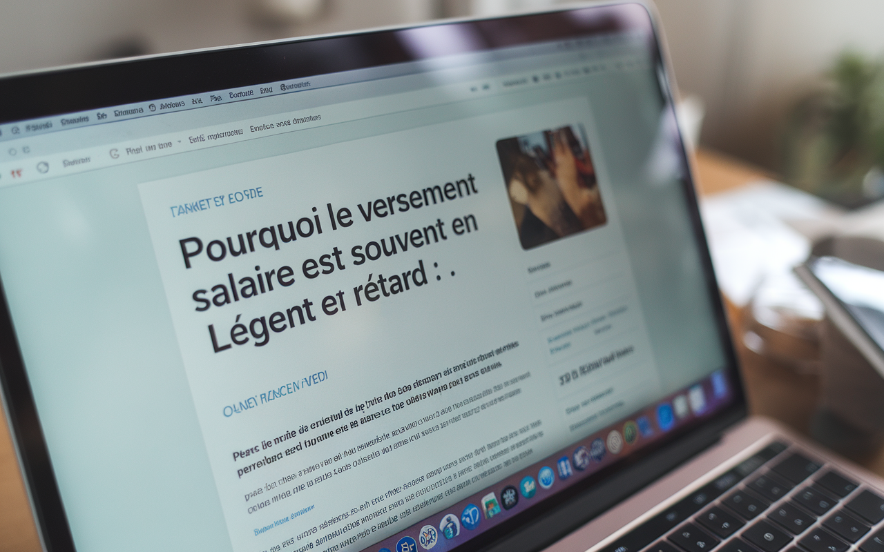 Pourquoi le versement salaire est souvent en retard : légendes et réalités à découvrir