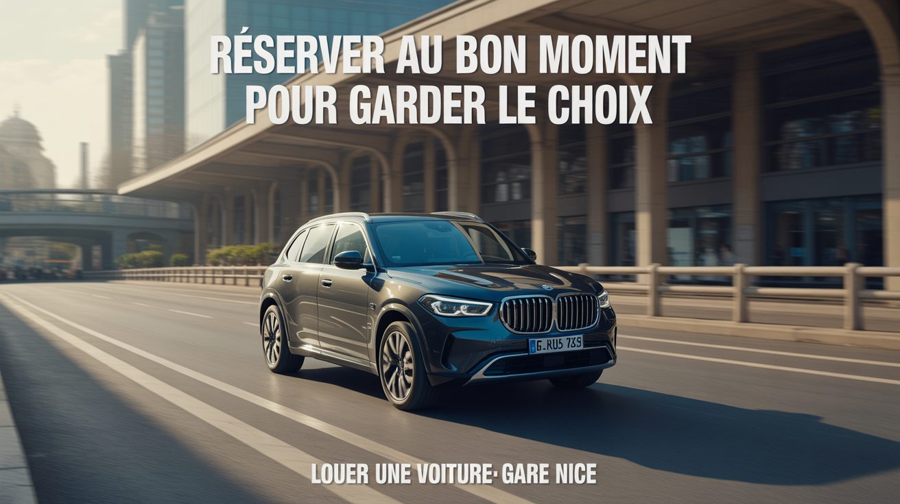 reserver au bon moment pour garder le choix